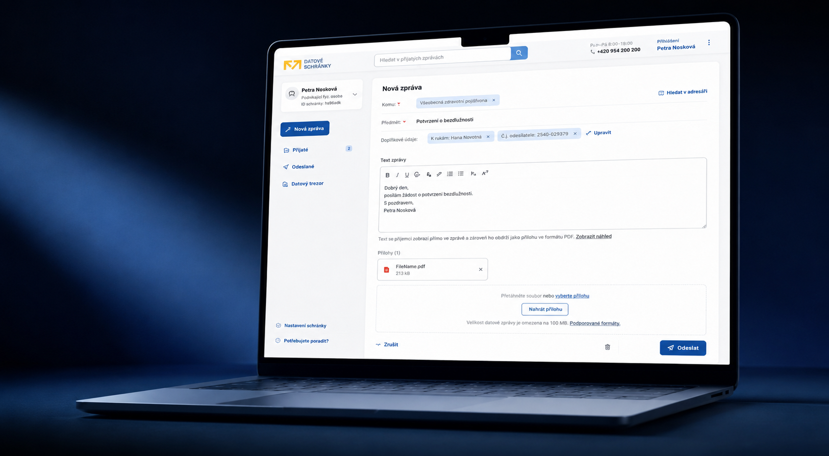 Obrázek k článku: Datové schránky rostou a čeká je redesign