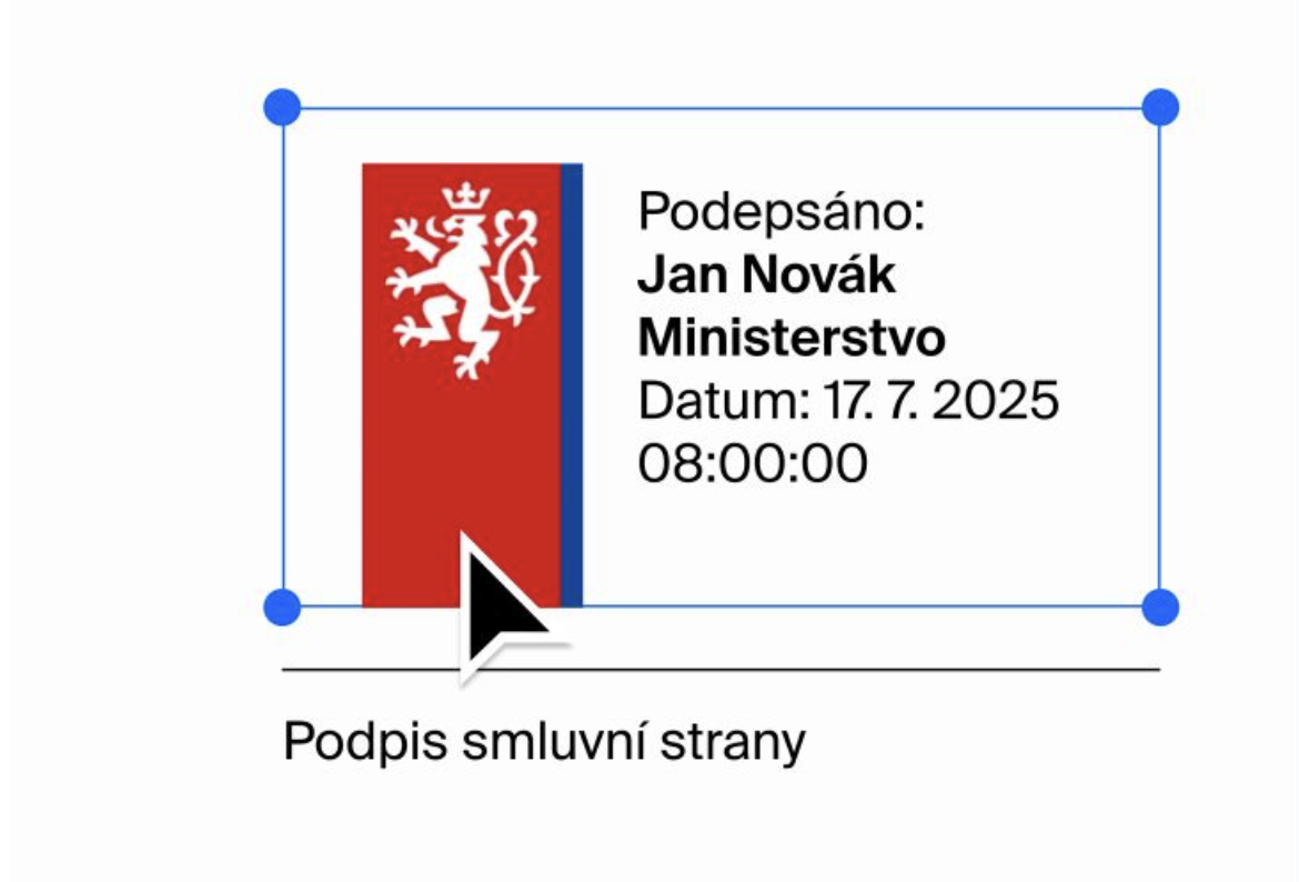 Obrázek k článku: Jak používat nové státní logo ve vizualizaci elektronického podpisu